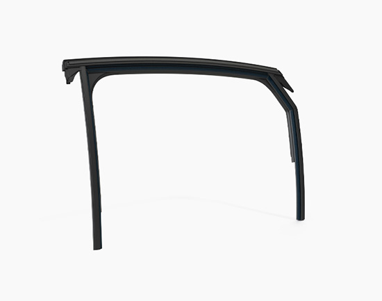 265 hybrid glass run channel 550x433