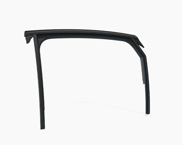 265 hybrid glass run channel 640x510